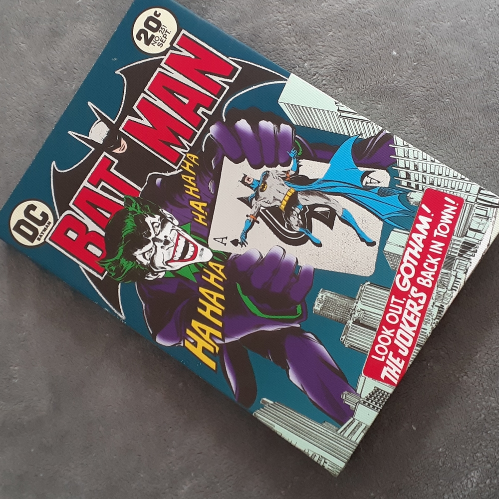 Collectible Batman/Joker canvas